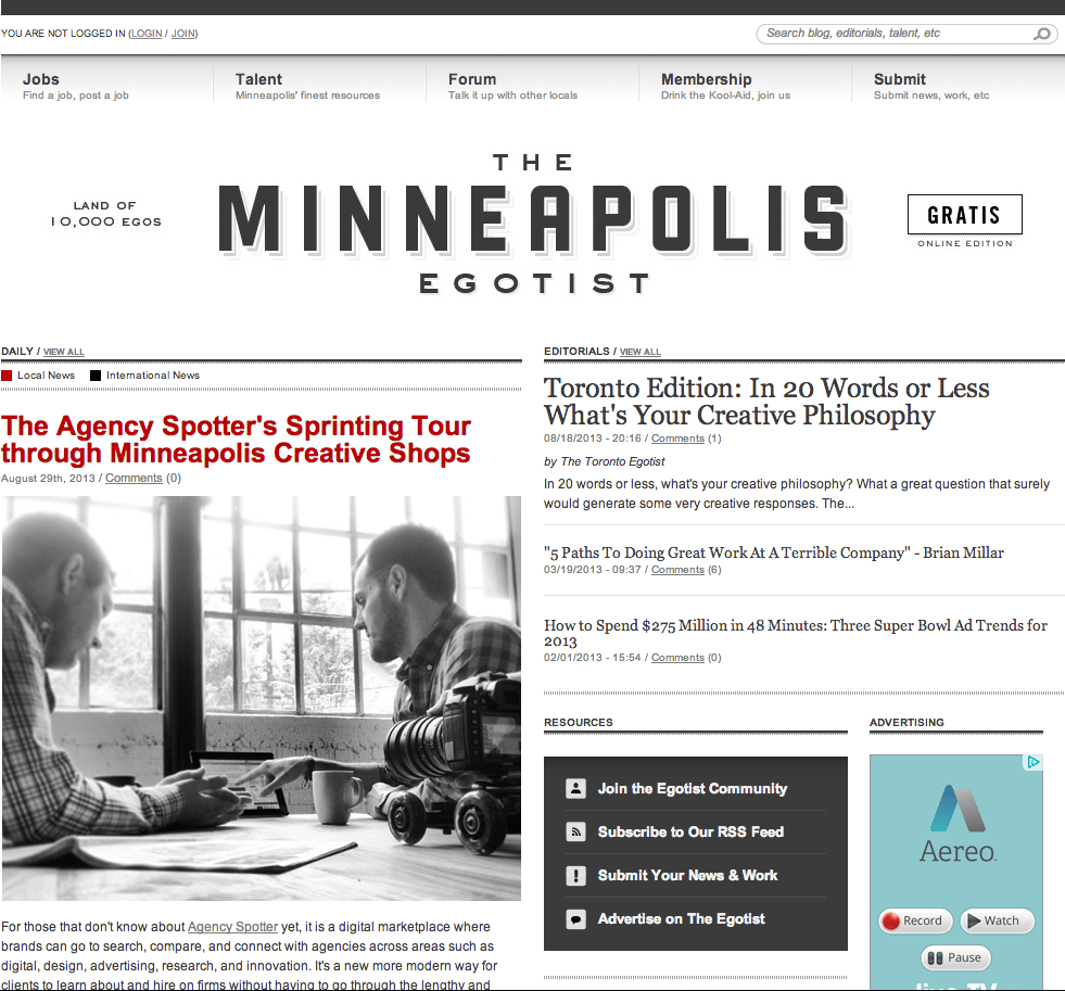Discovering top agencies in Minneapolis