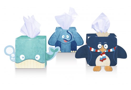 pemberton & whitefoord llp packaging design for tesco kid's tissues