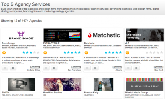 top 5 agency services